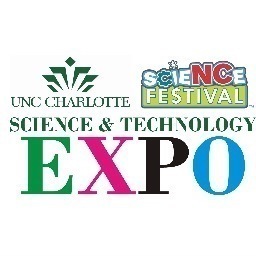 UNCC Expo of Science and Technology, April 21, 2013. Participant in the North Carolina Science Festival! Media Partner: WFAE 90.7 Charlotte's NPR News Source