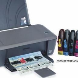 Venta de impresoras hp y epson con sistema de tinta continuo instalado / venta de cartuchos epson o hp originales y reciclados..
