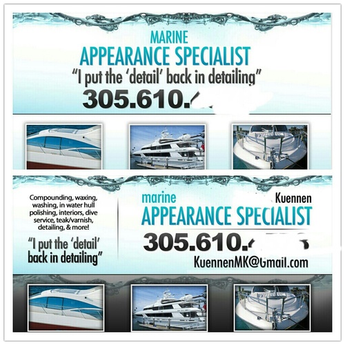MarineDetailer's profile picture. For detailing inquiries email me @ KuennenK@gmail.com