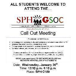 The Mission of GSOC is to: 
Encourage and promote multi-cultural awareness within SPH and sponsor cultural, educational, and social events!