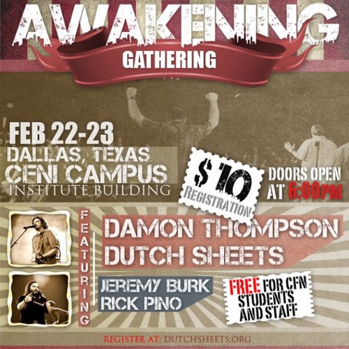 #AwakeningGathering is held on the campus of @CFNI in Dallas, TX. They are times of amazing worship, outstanding speakers and Holy Spirit impartation.