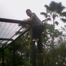 saya lagi liat matahari indah sekali