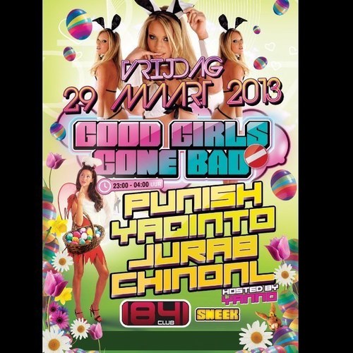 GGGBParty's profile picture. Good Girls Gone Bad is weer terug met de 2de editie deze keer met de Chocolade paashaas en gekleurde eieren wees erbij 29 Maart @club1841 Sneek