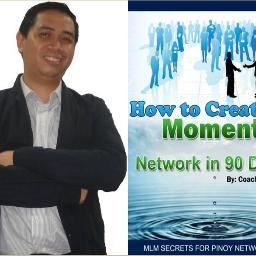 Founder of MyPinoyMLM Success Club, Author of HOW to Create Momentum in Your Network in 90 Days?, Speaker/Trainer, Business-Life Coach,  A Dad of 3 Kids