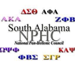 The National Pan-Hellenic Council of the University of South Alabama consisting of the Divine Nine. Email: Southalabama.nphc@gmail.com