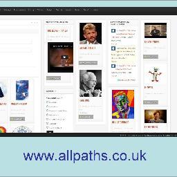 Allpaths is a website with info on all things spiritual & metaphysical. From Buddhism, Satsang, Quantum Physics, Taoism and New Age Movement.