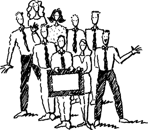 Group of deeply experienced, wide-eyed thinkers who make ideas to help clients sell more stuff.