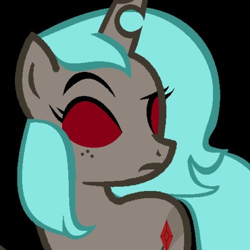 I'm a rogue changeling, kicked out for going against changeling code. I roam Equestria, and disguise myself as your loved ones. So watch out, you might be next.