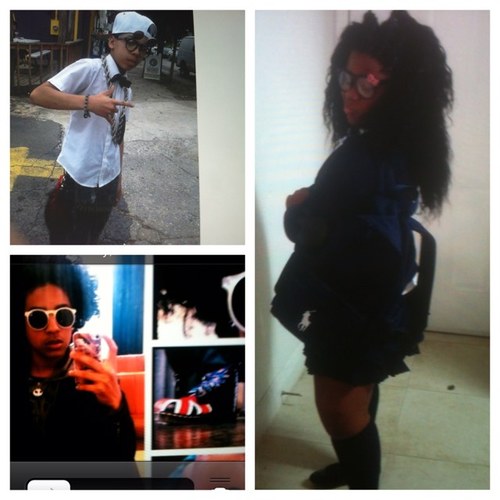 10 and cute love me hate me not go make me mad my swag is killing them loving them hating haters!!!