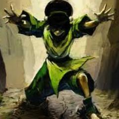 Hey! Hey, you! I'm Toph! Grr! #earthbender #hyperactive #UNIVERSALRP #weekdayhiatus