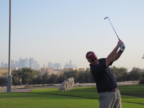 US Navy.  FSU class of '94.  Golf lover.