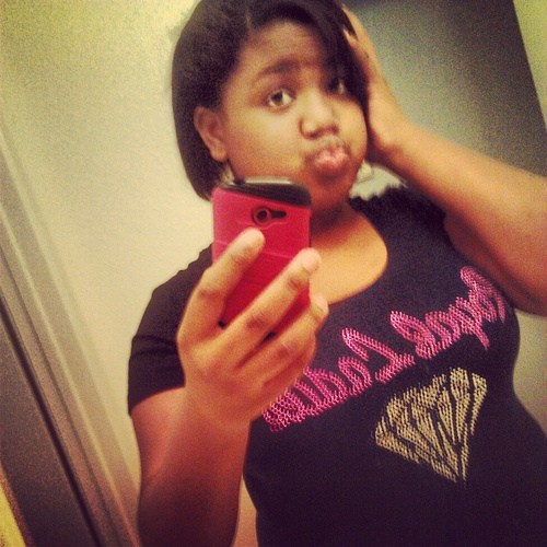 I'm the sweetest girl you'll ever meet until you get in my face. Then I'm bout them hands!!! :)
