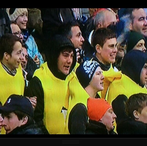 Official account of The Murrayfield bananas. Look out for us on match days!