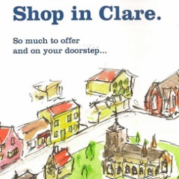 ClareSuffolk's profile picture. Suffolk's smallest town, Clare, has a Castle, a Priory, an Ancient House museum, a wool church, lots of independent traders, cafes, pubs and a country park.