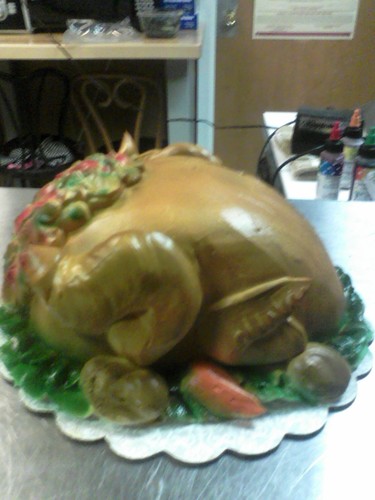 cpickles4's profile picture. A cake designer....specializing in 3-D cakes...like this Turkey Dinner Cake trying to start a small business Cake Shop!