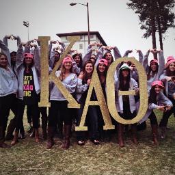 The fabulous ladies of the Delta Zeta Chapter of Kappa Alpha Theta from Emory University.