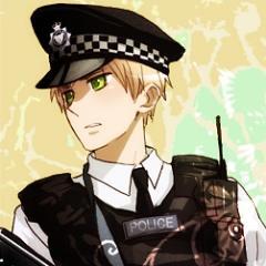 Pleasure to meet you, officer Arthur Kirkland, at your service. If you break the law, my duty is to arrest you. || Police!Gentleman!England