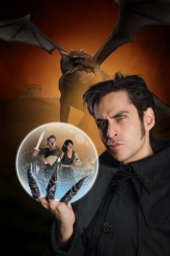 A Fantasy adventure with an audience member as Hero! Choose yr own adventure 4 adults!!! Stars: @mark_meer @rebeccaNorthan @jmenorthan @brucehorak #geektheatre