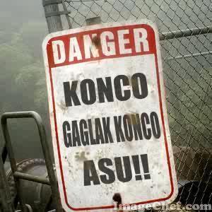 Konco kok GAGLAK konco, asu!!! Follow kii @konco_asu