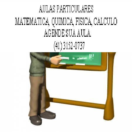 Aulas Particulares e Reforço Escolar Matemática, Física e Química 
Tenha um professor particular em sua casa. Garanto 100% de aprendizado.