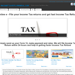 taxreturnindia's profile picture. We help in filing Income tax returns and getting quick income tax refunds. We provide income tax consultancy for better tax planning and Tax Saving