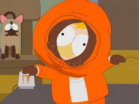 I'm Kenny McCormick from South Park Elemantary. I live a second life as a super hero.. I like boobs, and deep vagina's. ^^