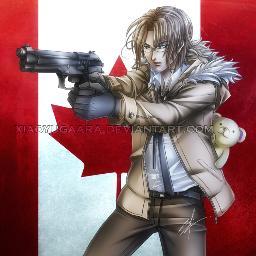 Oh, Bonjour.. Its my way or no highway... So scram! 'Cause you don't wanna b' seen anywhere around me.  [[ #hetalia #mafia!canada #RP #18+ ]]