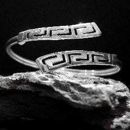 Greek Silver Jewelry | Iconic designs: Greek Key, Phaistos Disc, Athena, Olive Leaf, Blue Opal, Spiral Circle of Life & more. Ancient Greece meets modern style!