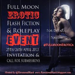 Hosting the Full Moon Erotic Flash Fiction Events. DM us and we'll host your erotic short this full moon ;)
18+ Mature Content
