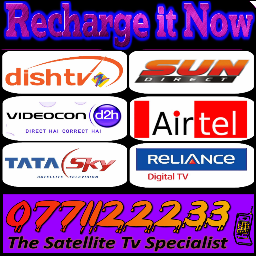 dishnetfasmi's profile picture. INSTALLATION SATELLITE SYSTEM.
HD AND SD PACKAGES,( DISHTV,D2H VIDEO CON,SUN DIRECT ,BIG TV, TATA SKY)
0771122233, 0771122211, 0773419566