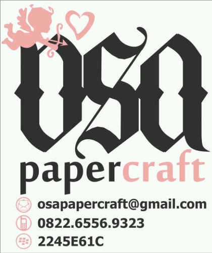 ✉ osapapercraft@gmail.com | ☎ 082265569323 |  2245E61C | We make your moment gorgeous!