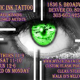 mysticinktattoo's profile picture. Mystic Ink Tattoo ,21years exp
custom,portraits,traditional,newskool,and color bomb.Awarded and Published Artists 
tattooing the world one body at a time