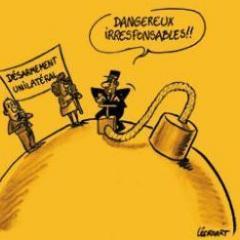 Compte Twitter de la campagne pour le désarmement nucléaire unilatéral de la France. #fsan