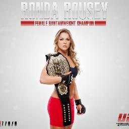 Official Twitter Fan Page of Ronda Rousey. Professional MMA Record: 7-0 Current UFC Women's Bantamweight Champion. 
    I AM NOT RONDA.
#TeamRondaRousey