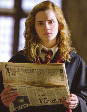 An intelligent, studious and bookish muggle-born witch; Prefect of Gryffindor House; S.P.E.W President and founder and member of the Golden Trio {RP/#HPLand}