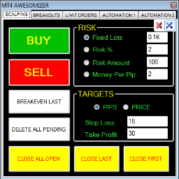 MT4Awesomizer's profile picture. Software for MT4 Traders...
