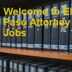El Paso Attorney Jobs brings together some of the best legal jobs in El Paso and is dedicated to serving job seekers searching for great attorney jobs in ElPaso