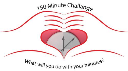 It only takes 150 minutes a week to stay healthy, so join the challenge! Follow us to share what you did with your minutes!