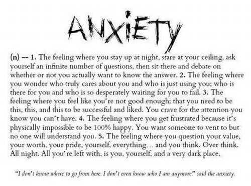 scared. 17. I just want my soul to be free. It isn't needed in me. Depression and Anxiety  #imnothing