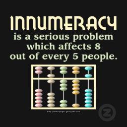 Promoting numeracy one tweet at a time.