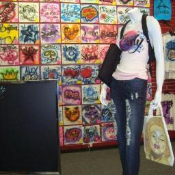 BayTownAirbrush's profile picture. offers custom work on T-Shirts,Caps,Pants,Shoes,Most all apparel,Walls,Autos,Canvas,Helmets, License plates and Body art