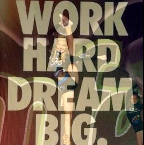 I am point flyer and center dancer.  live love cheer . everyday im stretchin'. I follow back!!!!