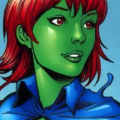 Hi! I'm Miss Martian! It's nice to meet you!