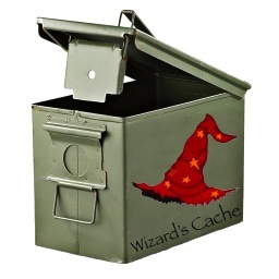 Wizard's Cache is a hybrid Gaming store, which will contain classic gaming elements such as RPG's, Board Games, Miniatures, C.C.G. Video Games and Game Consoles