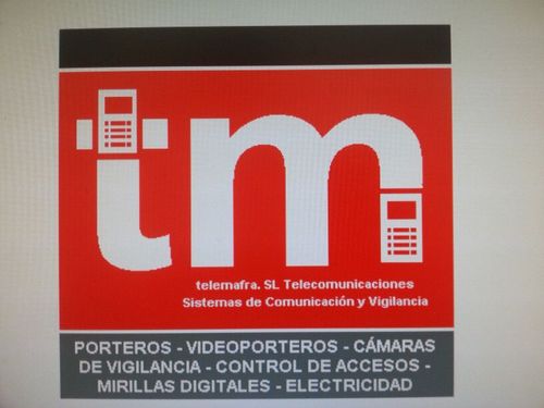 telemafra's profile picture. Desde 1968. Instalación de porteros electrónicos,  videoporteros, CCTV, control de accesos,  intercomunicación, antenas y mirillas digitales.