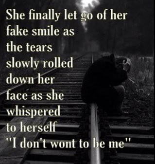 I am dyslexic and suffer from depression, an eating disorder and self harm... Always here if you need to Dm me...