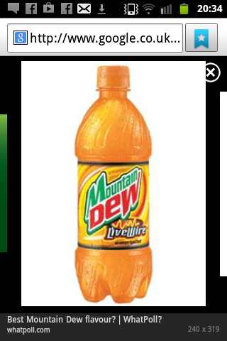 Follow us for information and updates on your favourite drink Mountain Dew