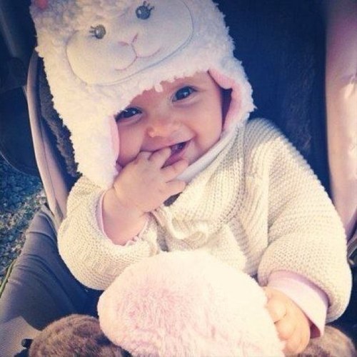 The little version of @LucyLooWeasley. Baby girl knows how to behave.