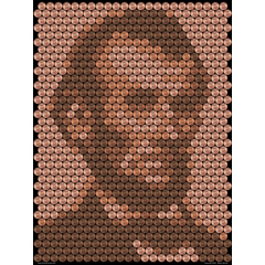 Create a portrait of Abe Lincoln out of your own pennies.  https://t.co/MNyiO3Sr76
