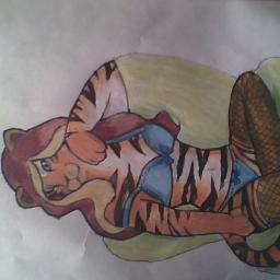I'm just a cute tiger that does hand drawn commissions like my profile pic. 10$ black and white 15$ colored anything else dm me
